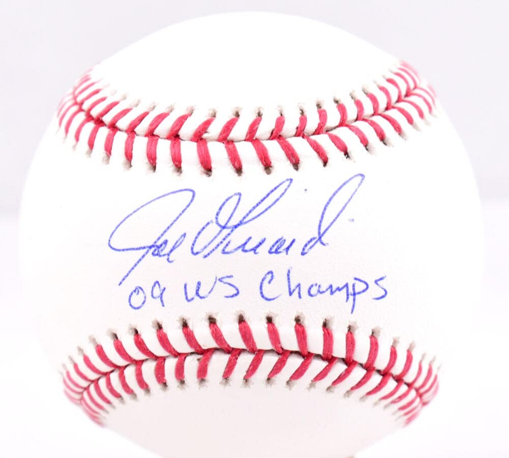 Joe Girardi Signed Rawlings Official Major League Baseball 09 WS Champs