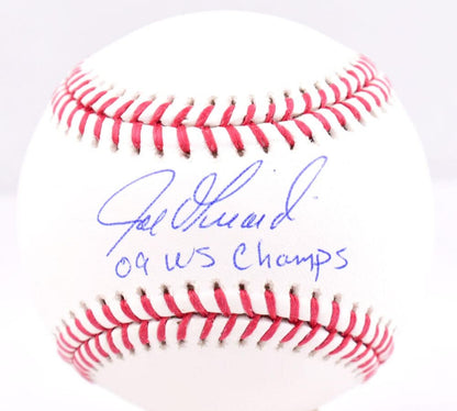 Joe Girardi Signed Rawlings Official Major League Baseball 09 WS Champs