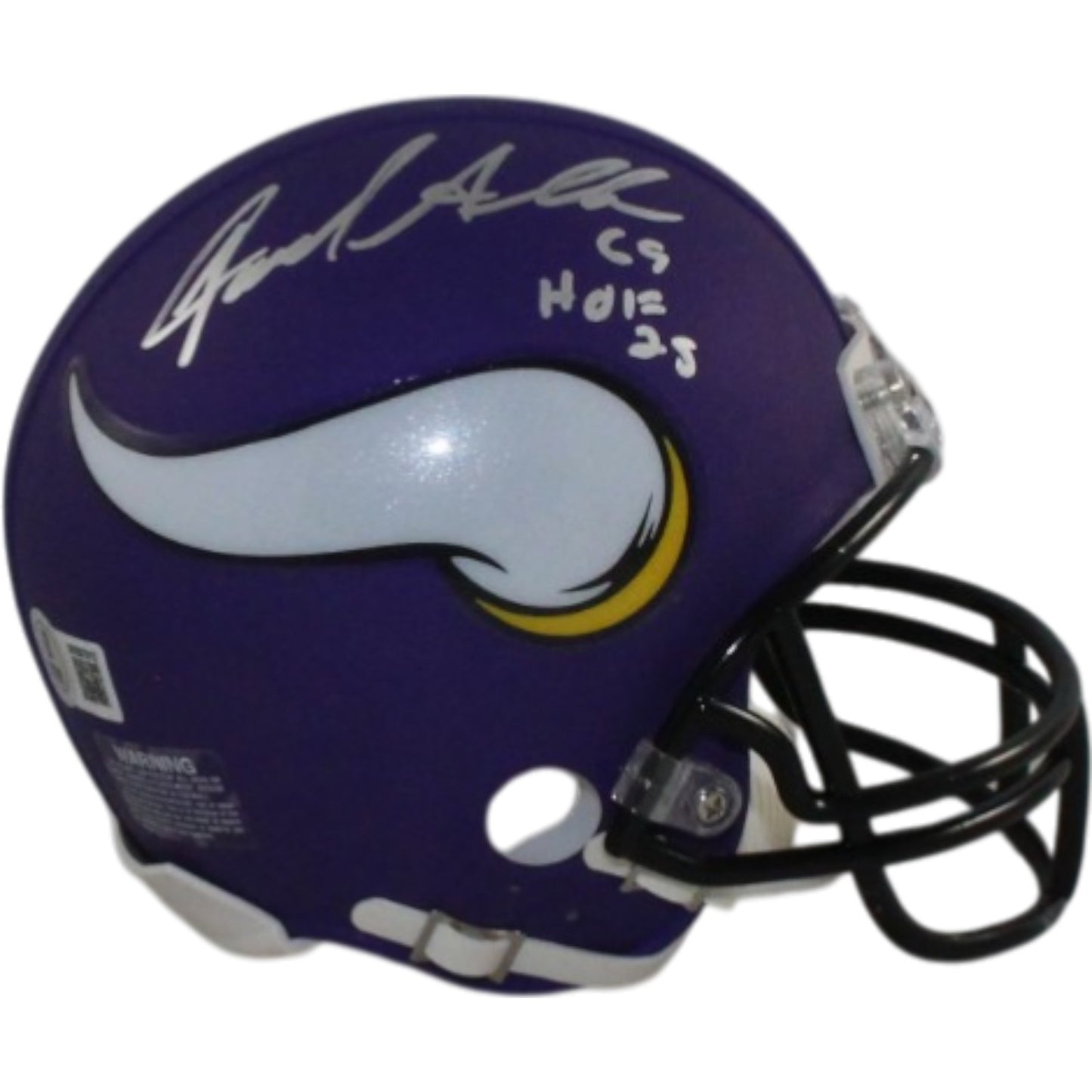 Jared Allen Minnesota Vikings Autographed VSR4 Mini Helmet HOF Inscribed