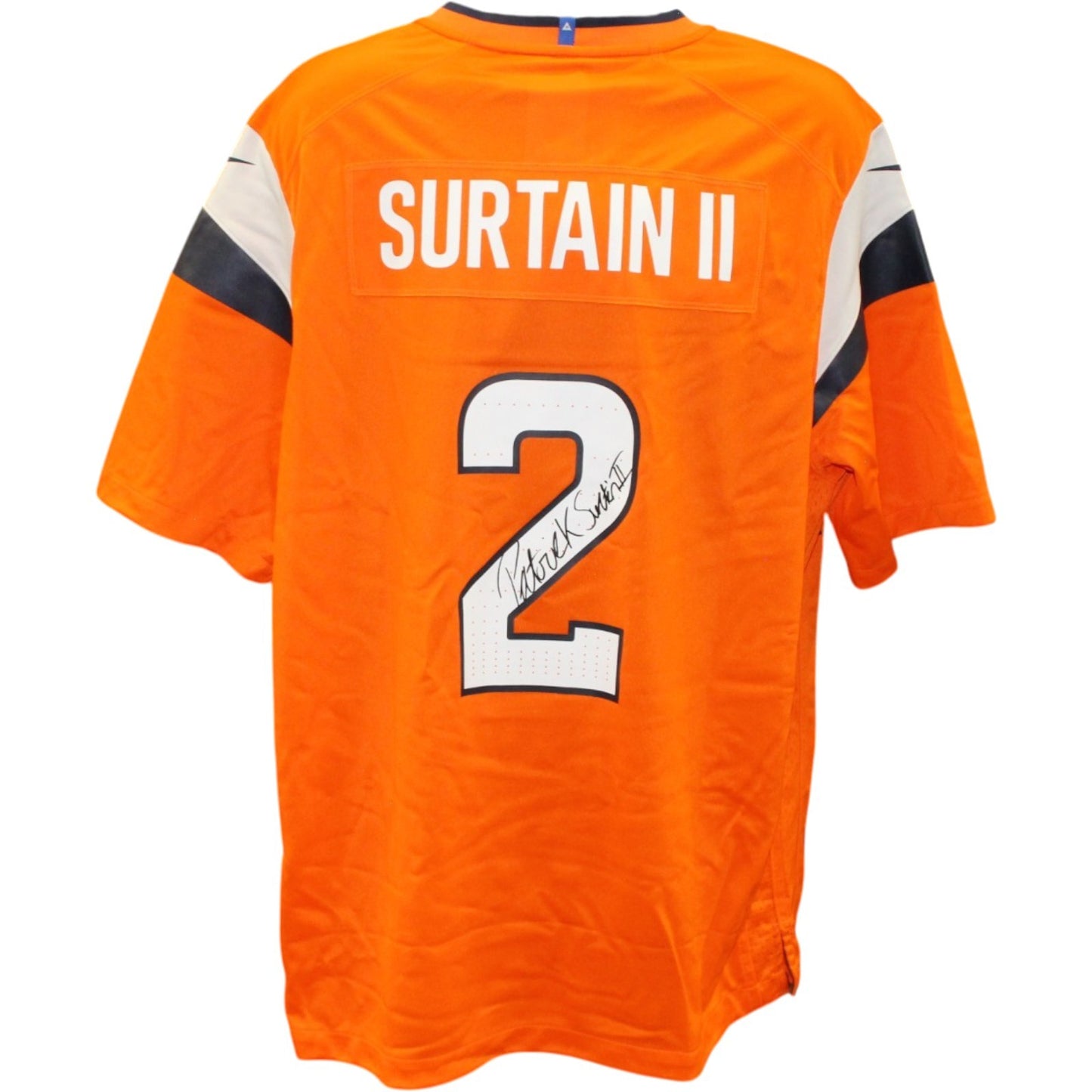 Patrick Surtain Autographed Denver Broncos Orange Jersey