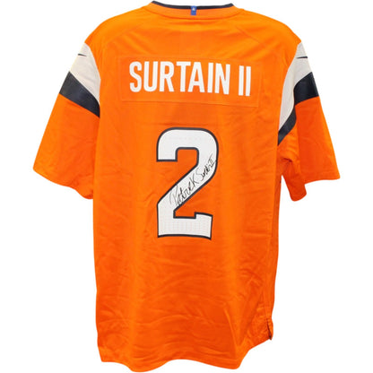 Patrick Surtain Autographed Denver Broncos Orange Jersey