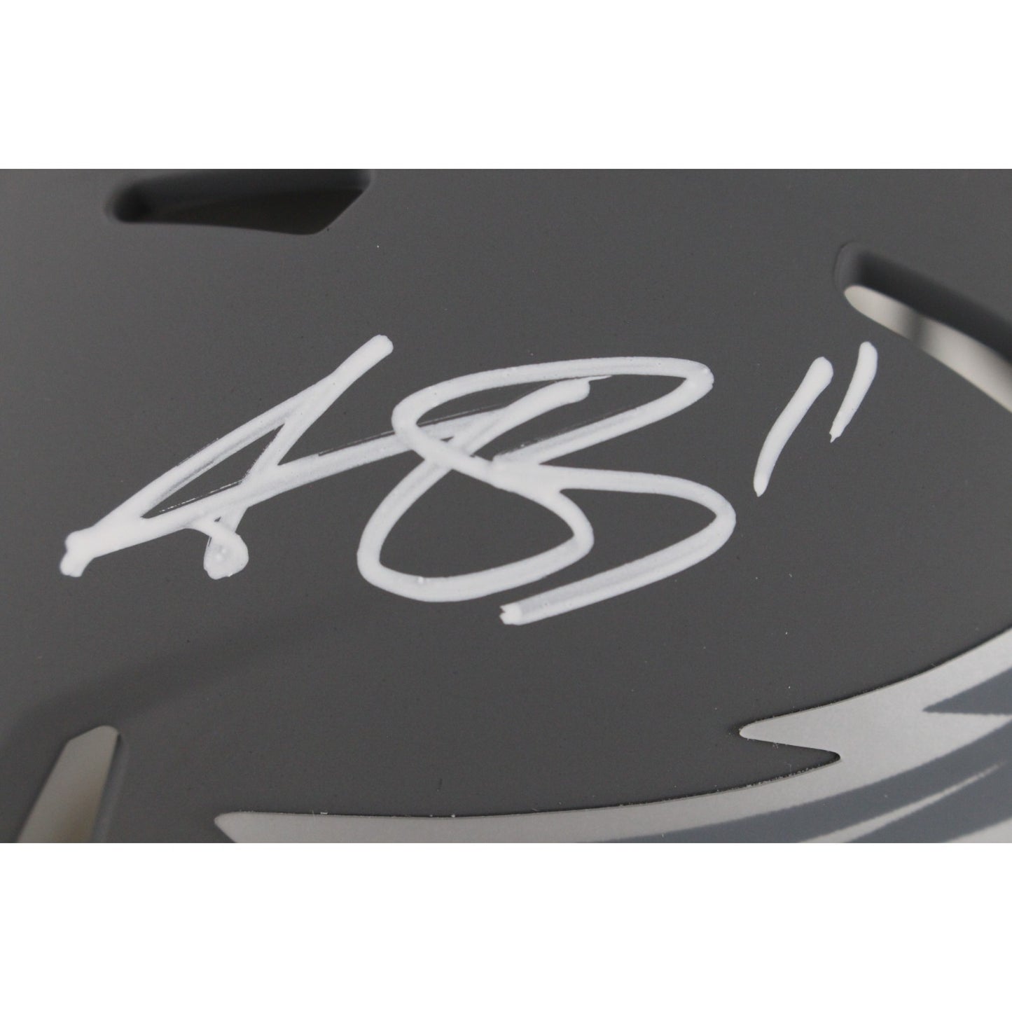 AJ Brown Signed Philadelphia Eagles Slate Mini Helmet