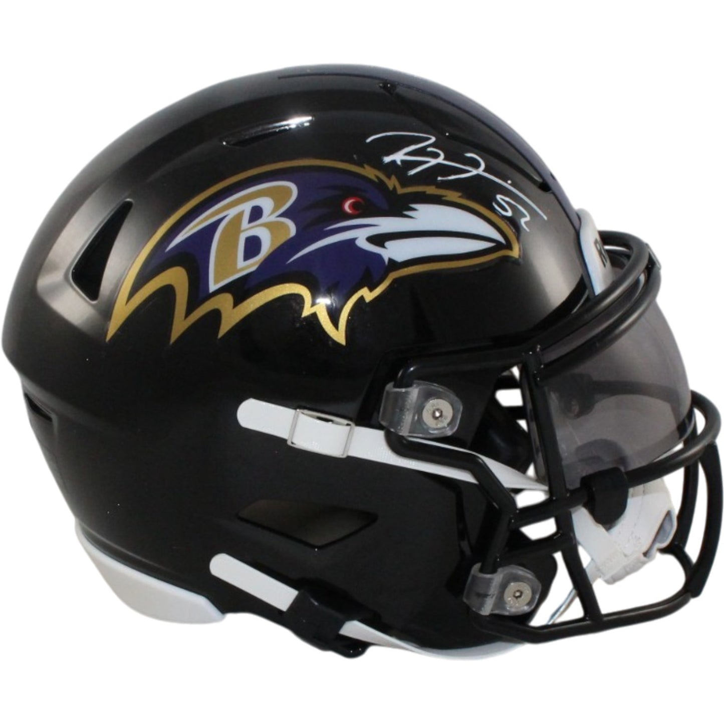 Ray Lewis Signed Baltimore Ravens Mid-Size Midi Helmet