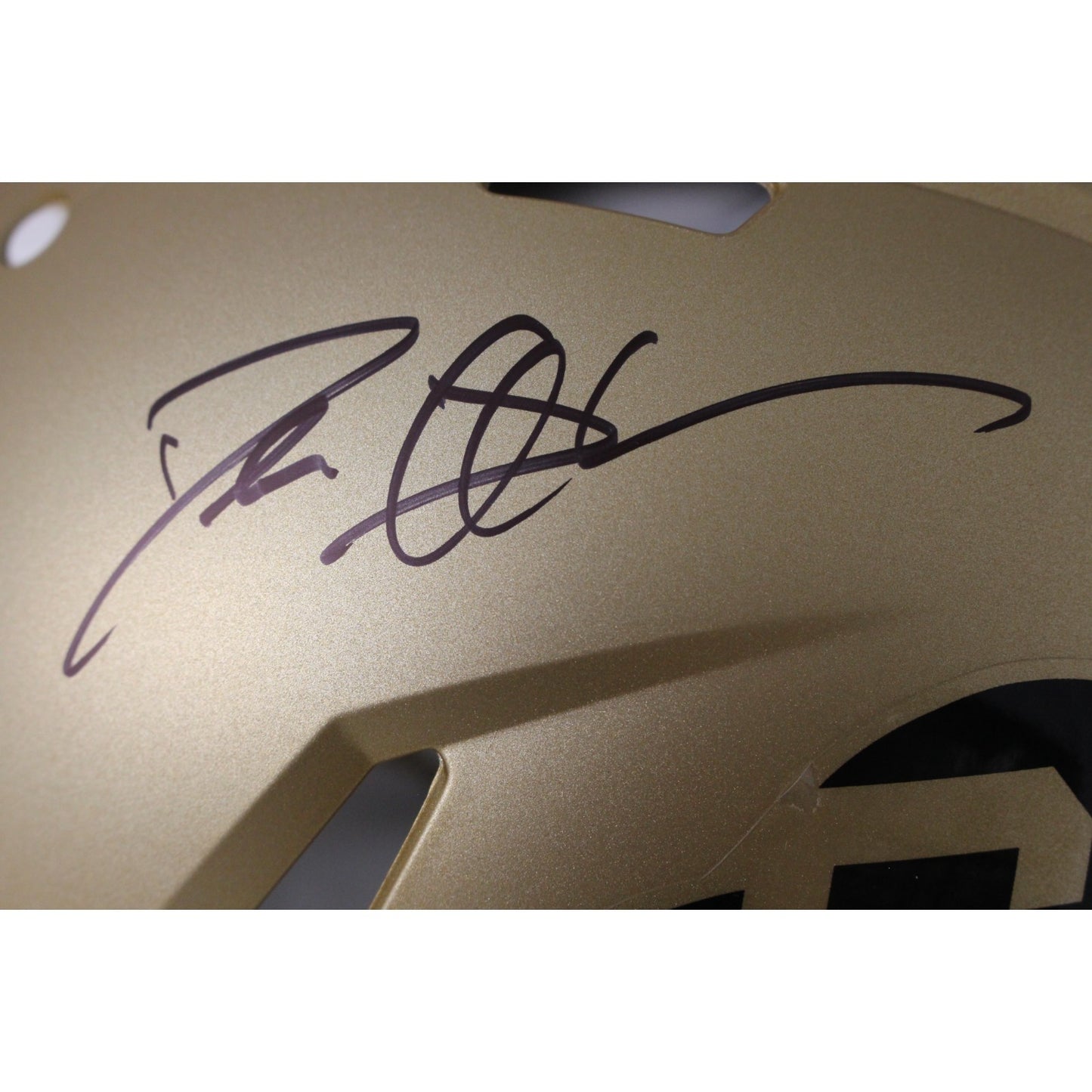 Deion Sanders Autographed Colorado Buffaloes Full Size Authentic Helmet