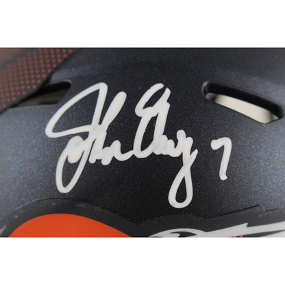 John Elway Denver Broncos Autographed Speed Mini Helmet (Beckett)