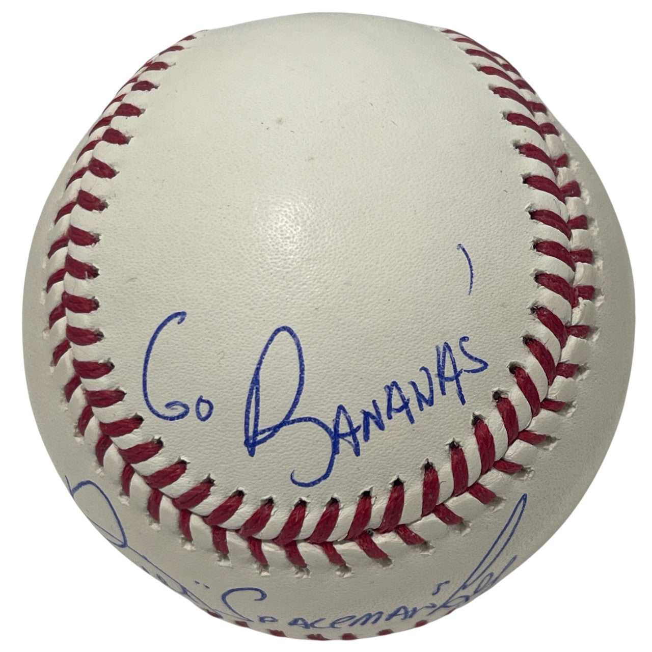 Bill "Spaceman" Lee Signed Rawlings Official MLB Baseball "Go Bananas"