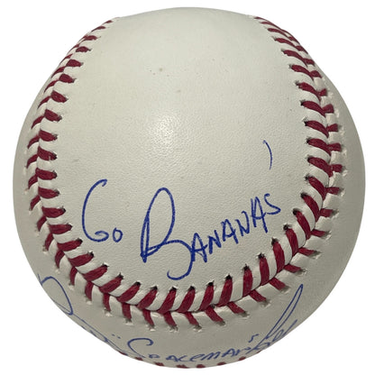 Bill "Spaceman" Lee Signed Rawlings Official MLB Baseball "Go Bananas"