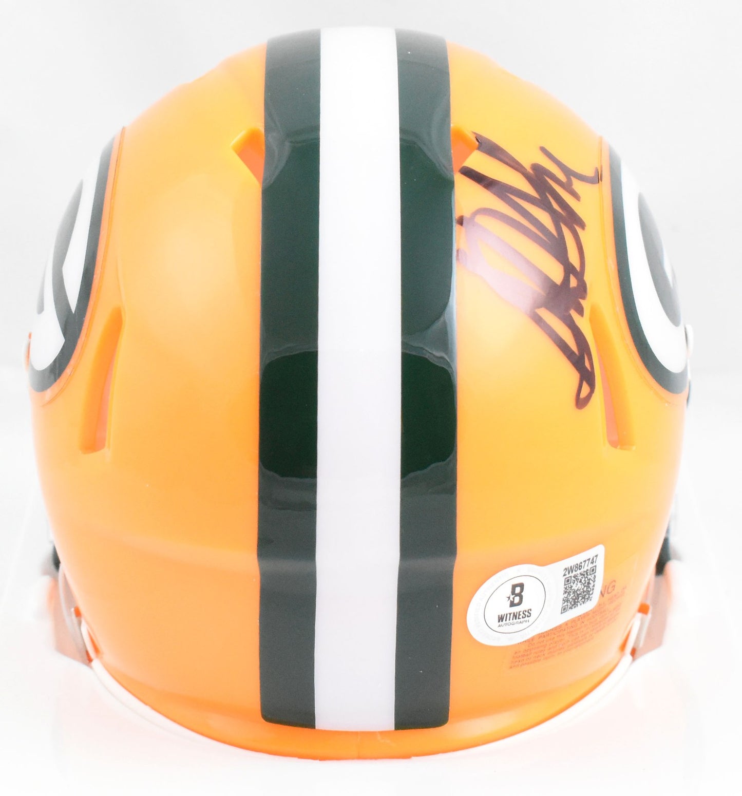 Sterling Sharpe Autographed Green Bay Packers Speed Mini Helmet