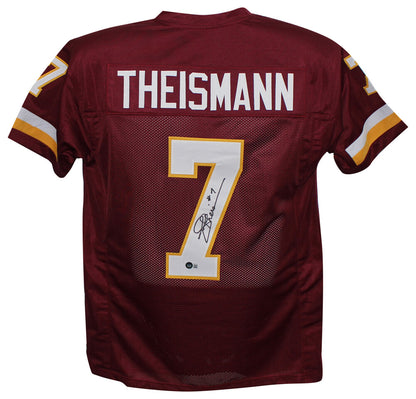 Joe Theismann Autographed Washington Red Custom Pro Style Jersey