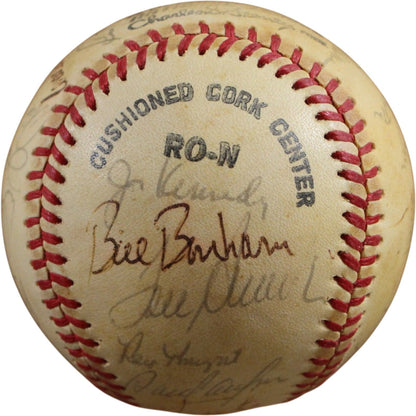 Johnny Bench & Joe Morgan 1981 Cincinnati Reds Team Signed Baseball