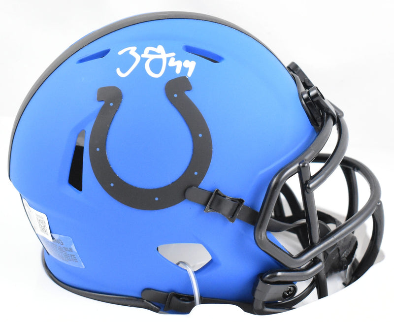 Zaire Franklin Signed Indianapolis Colts Rave Speed Mini Helmet