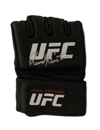 Randy Couture Autographed UFC Official Black Right Handed Glove