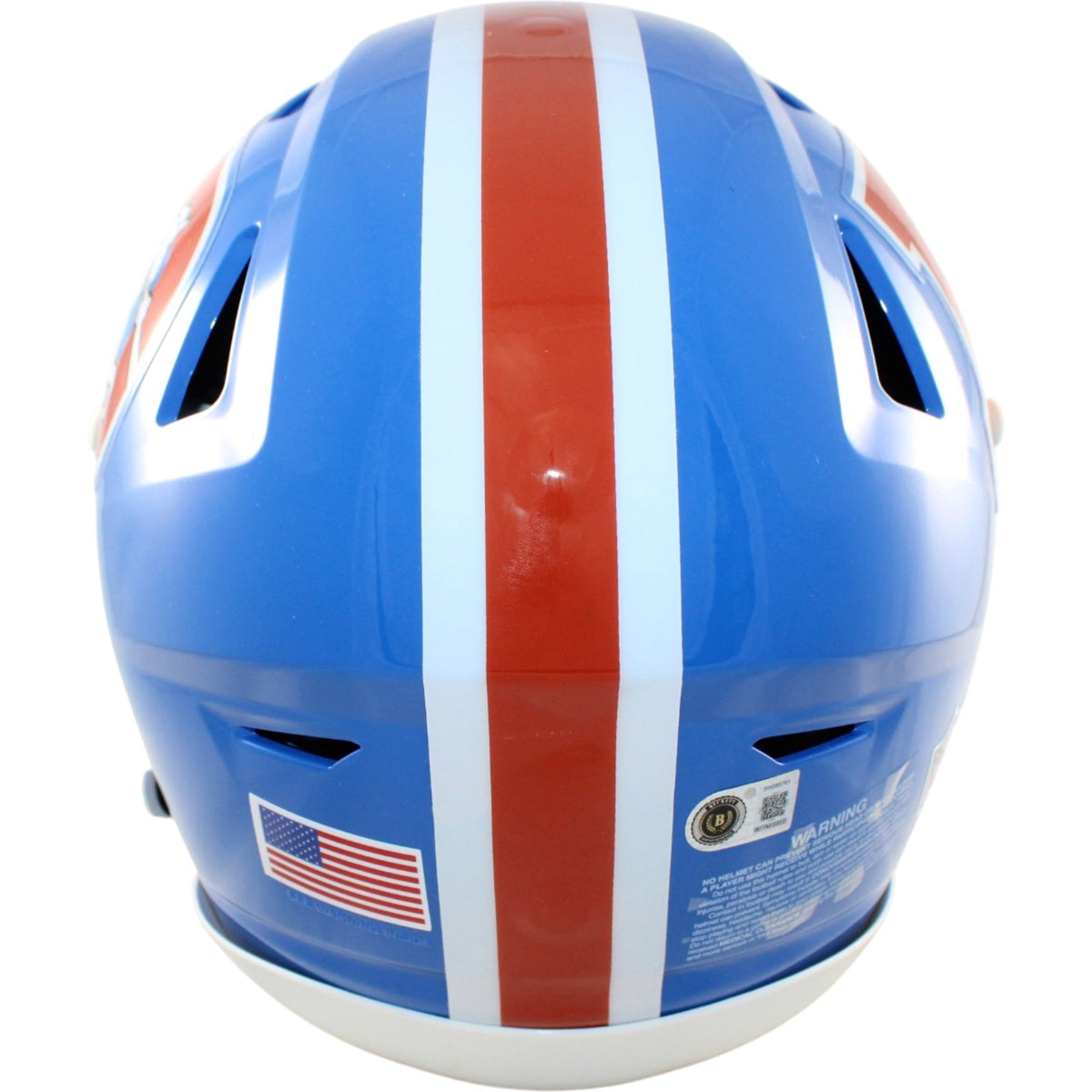 Champ Bailey Autographed Denver Broncos Throwback Speedflex Helmet