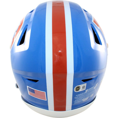 Champ Bailey Autographed Denver Broncos Throwback Speedflex Helmet