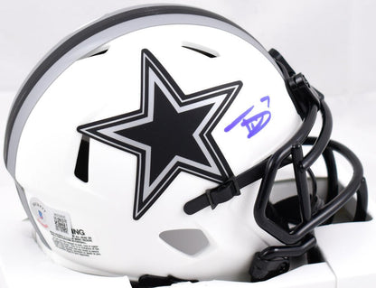 Trevon Diggs Signed Dallas Cowboys Lunar Speed Mini Helmet