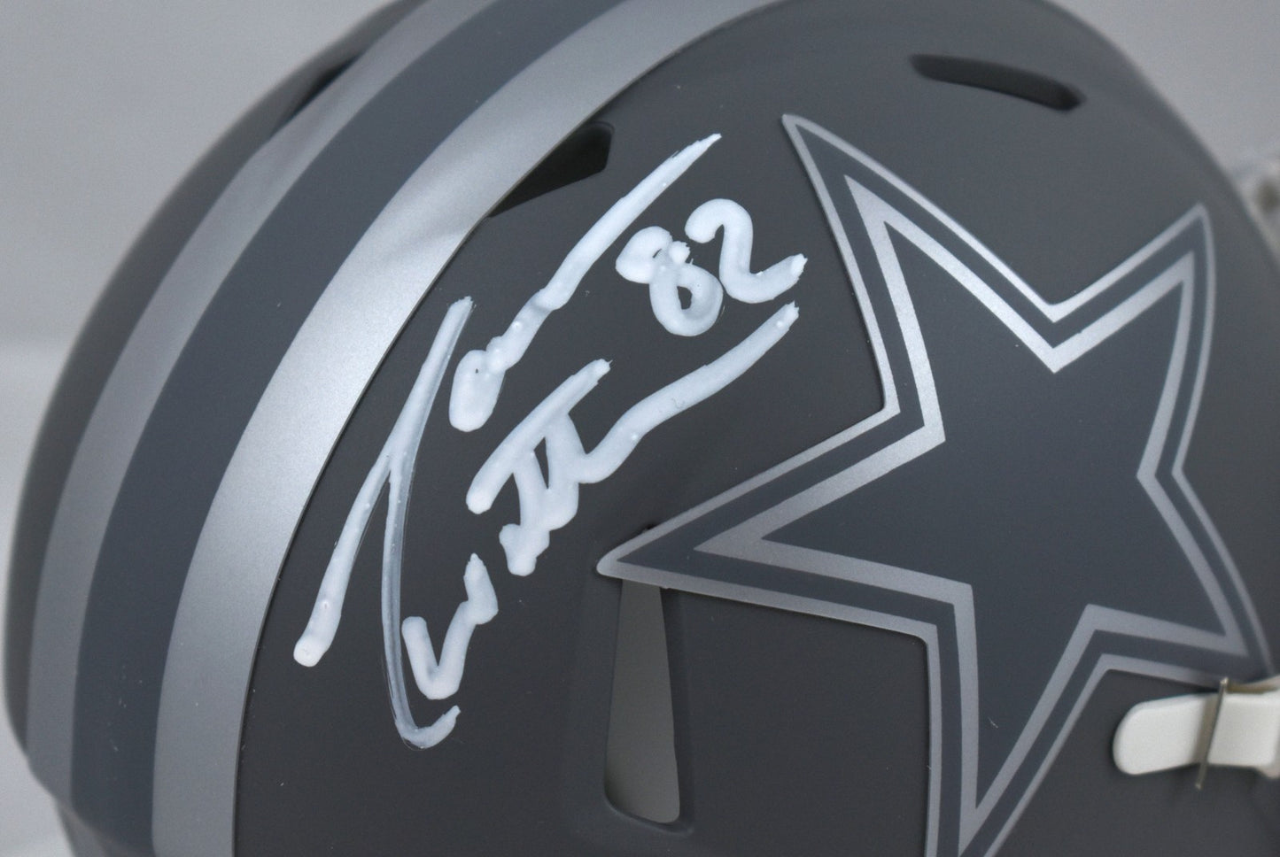 Jason Witten Signed Dallas Cowboys Slate Speed Mini Helmet
