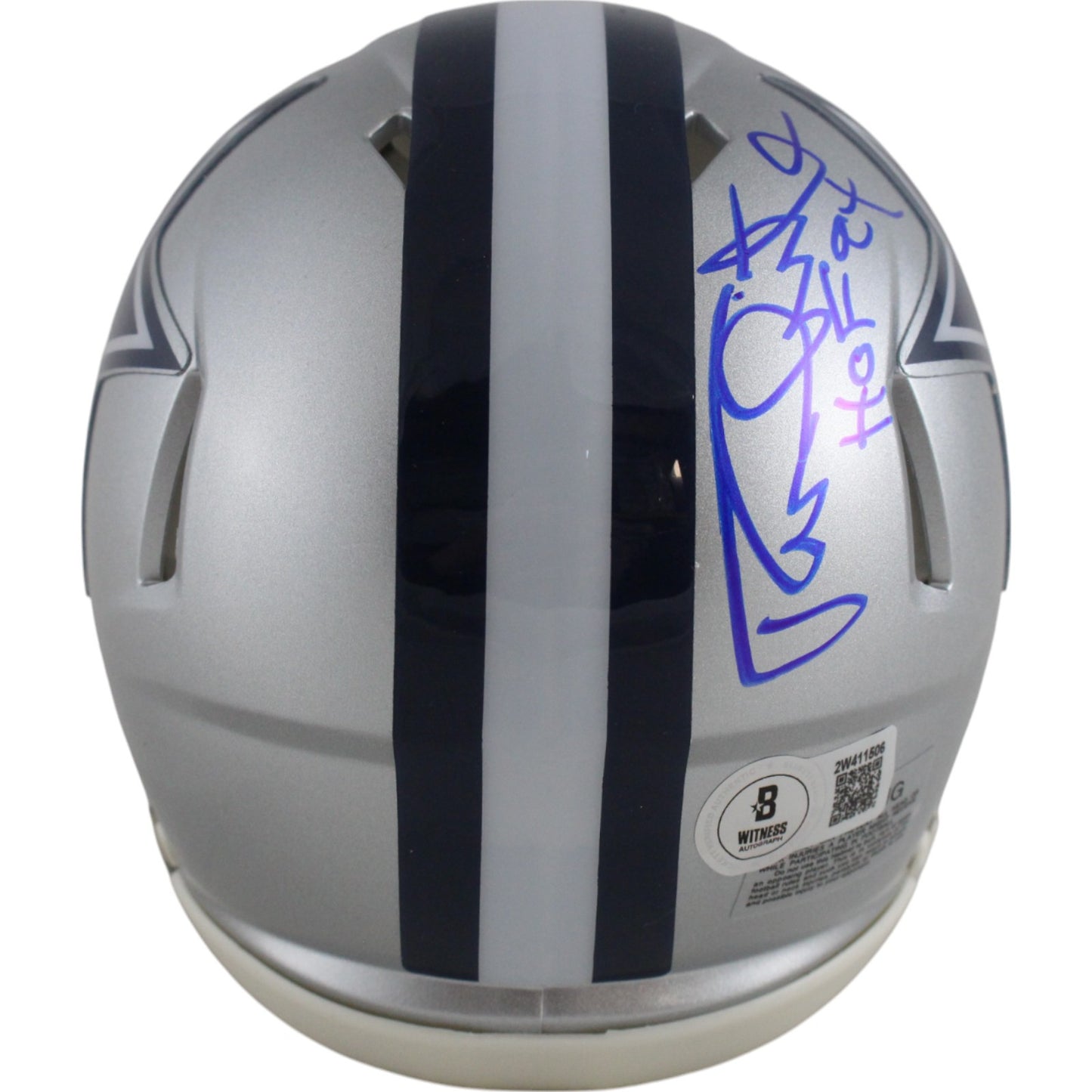 Randy White Autographed Dallas Cowboys Speed Mini Helmet (HOF Inscription)