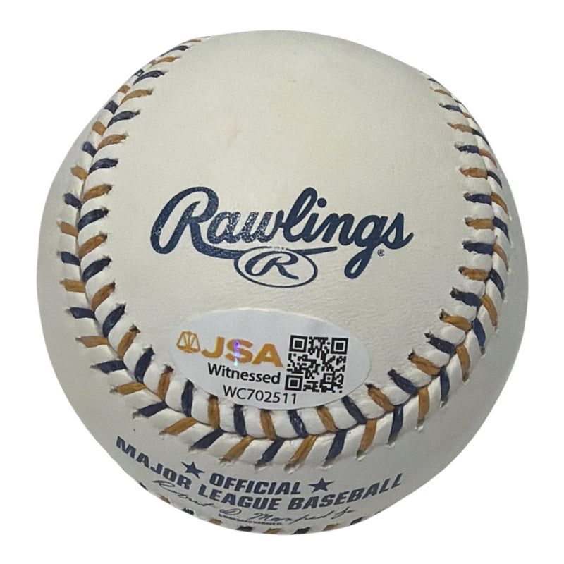 Andrew Fischer Signed Milwaukee Brewers Logo Baseball