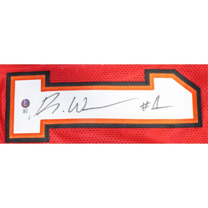 Rachaad White Signed Tampa Bay Buccaneers Pro Style Red Jersey (Beckett)