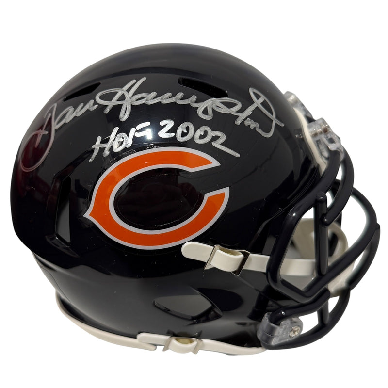 Dan Hampton Signed Chicago Bears Speed Mini Helmet (HOF 2002) JSA
