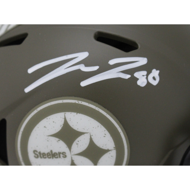 Pat Freiermuth Pittsburgh Steelers Autographed 2022 Salute Mini Helmet