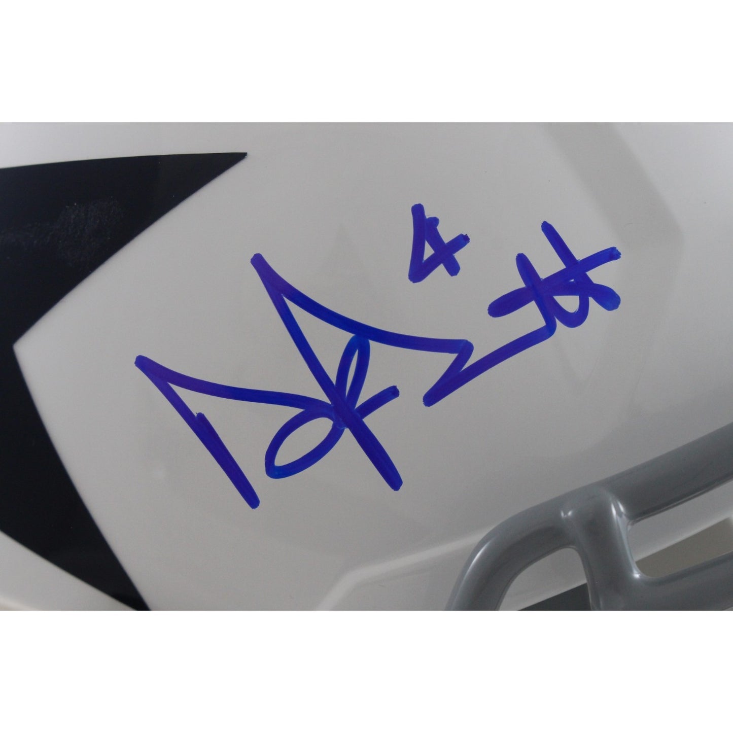 Dak Prescott Signed Dallas Cowboys Full Size Throwback Replica Helmet