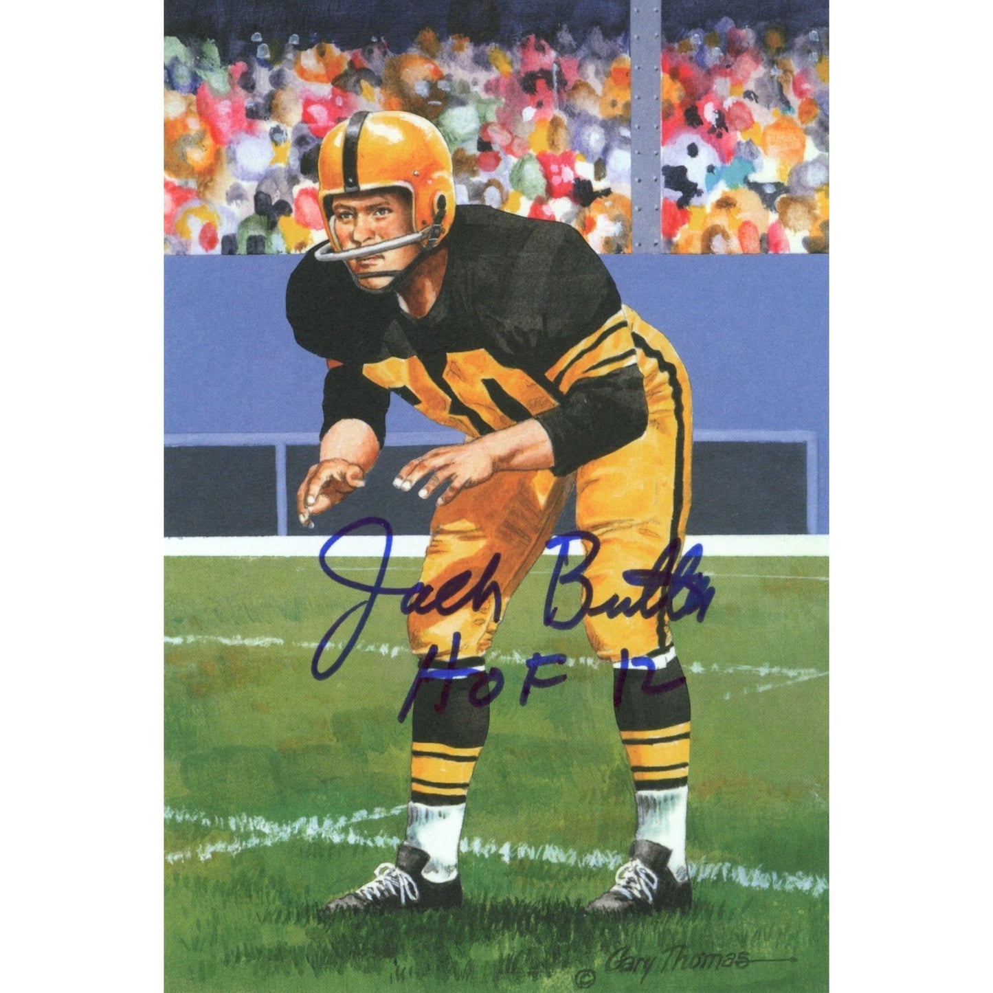 2012 Hall of Fame Multi-Signed Goal Line Art Card Set