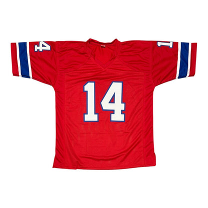 Steve Grogan Autographed New England Patriots Custom Jersey