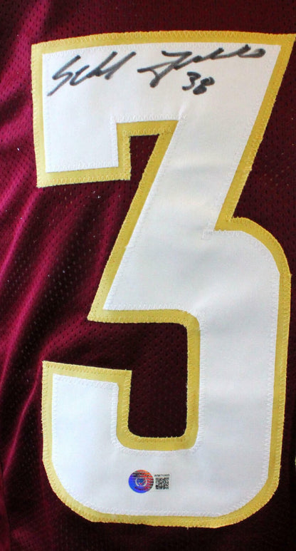 Sebastian Janikowski Autographed Maroon Custom Jersey