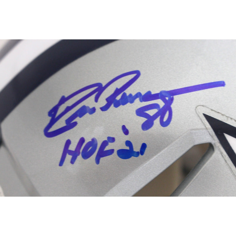 Drew Pearson, Roger Staubach & Tony Dorsett Signed Cowboys Full Size Helmet