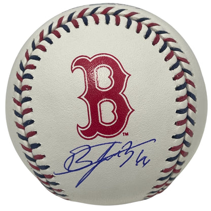 Brayan Bello Signed Boston Red Sox Logo MLB Baseball (Beckett Witnessed)