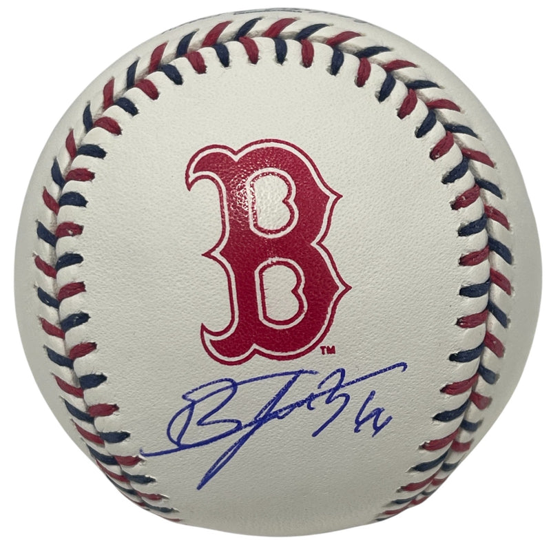Brayan Bello Signed Boston Red Sox Logo MLB Baseball (Beckett Witnessed)