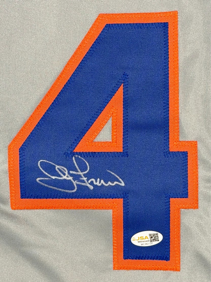 John Franco Signed New York Mets Custom Baseball Jersey JSA