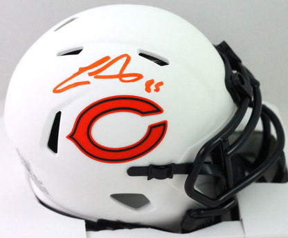 Cole Kmet Signed Chicago Bears Lunar Speed Mini Helmet
