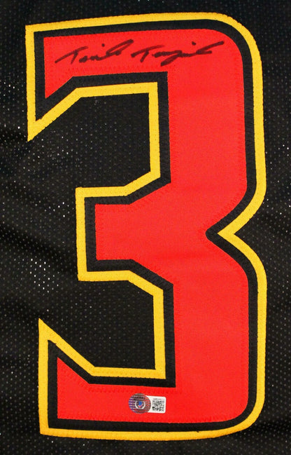 Taulia Tagovailoa Autographed Black Custom Football Jersey