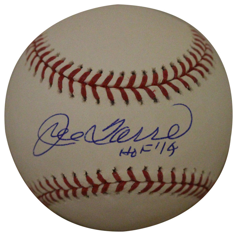 Joe Torre Autographed New York Yankees OML Baseball HOF Inscribed (JSA)