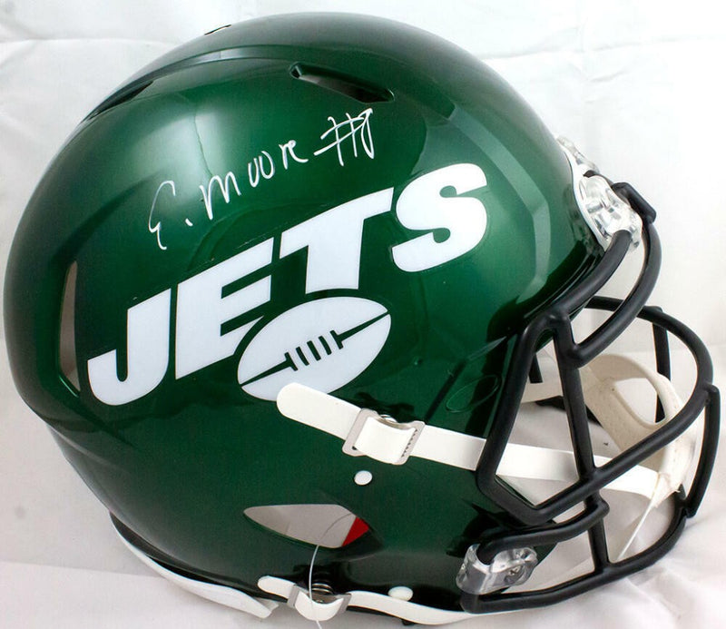 Elijah Moore Signed New York Jets Full Size Speed Authentic Helmet (White)