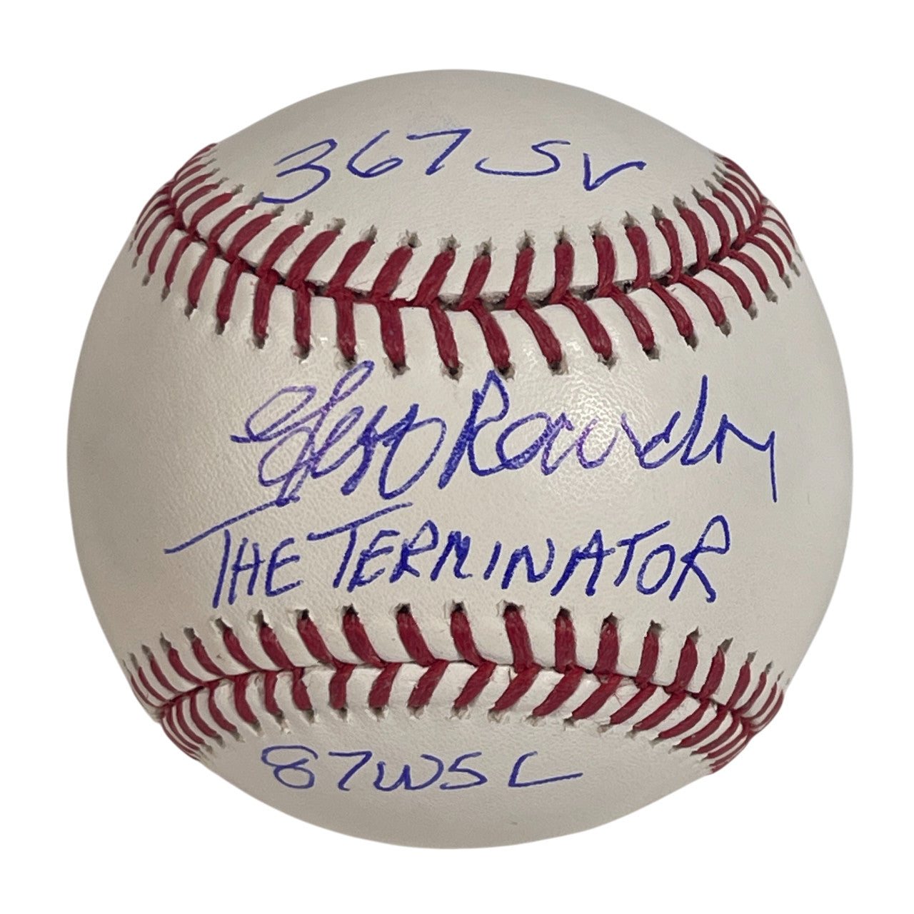 Jeff Reardon Signed Rawlings Official Major League Baseball 3 Inscriptions