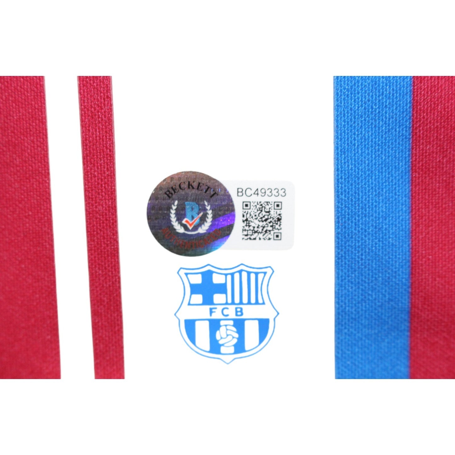 Sergio Aguero Autographed Barcelona F.C. Soccer Jersey (Beckett)