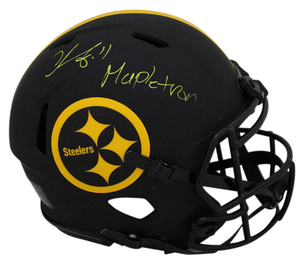Chase Claypool Signed Steelers Authentic Eclipse Full Size Helmet "Mapletron"