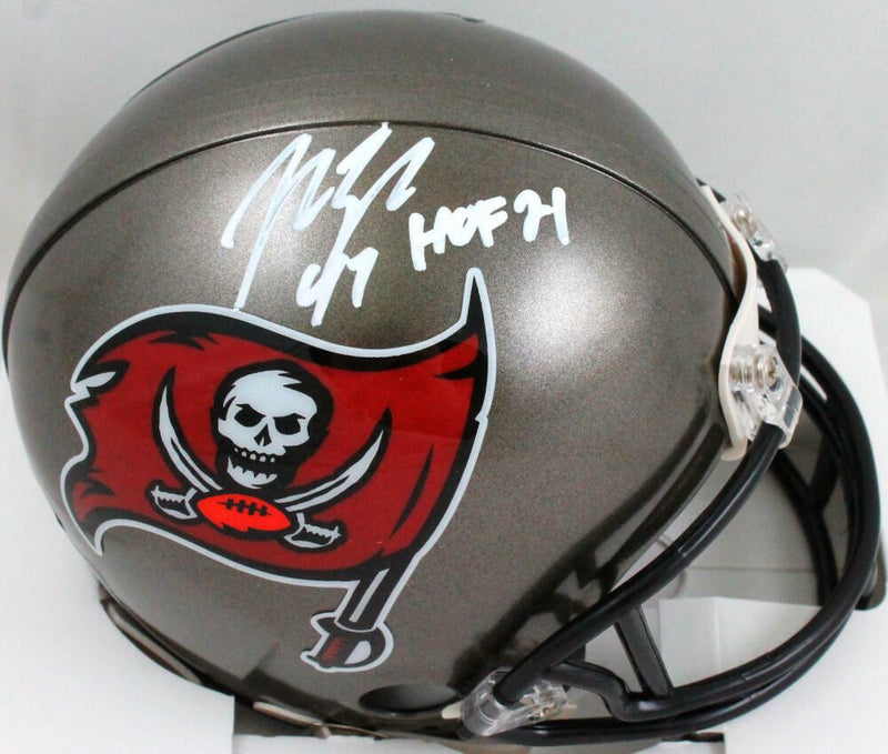 John Lynch Signed Tampa Bay Buccaneers White Mini Helmet