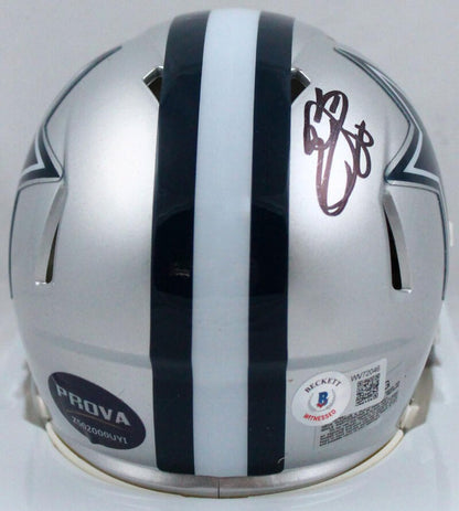 Emmitt Smith Signed Dallas Cowboys Black Speed Mini Helmet