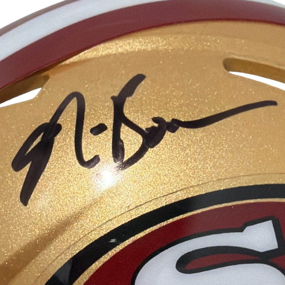 NaVorro Bowman Signed San Francisco 49ers Speed Mini Helmet