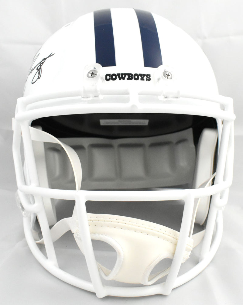 Drew Pearson Signed Dallas Cowboys Full Size 2022 Alternate Speed Helmet