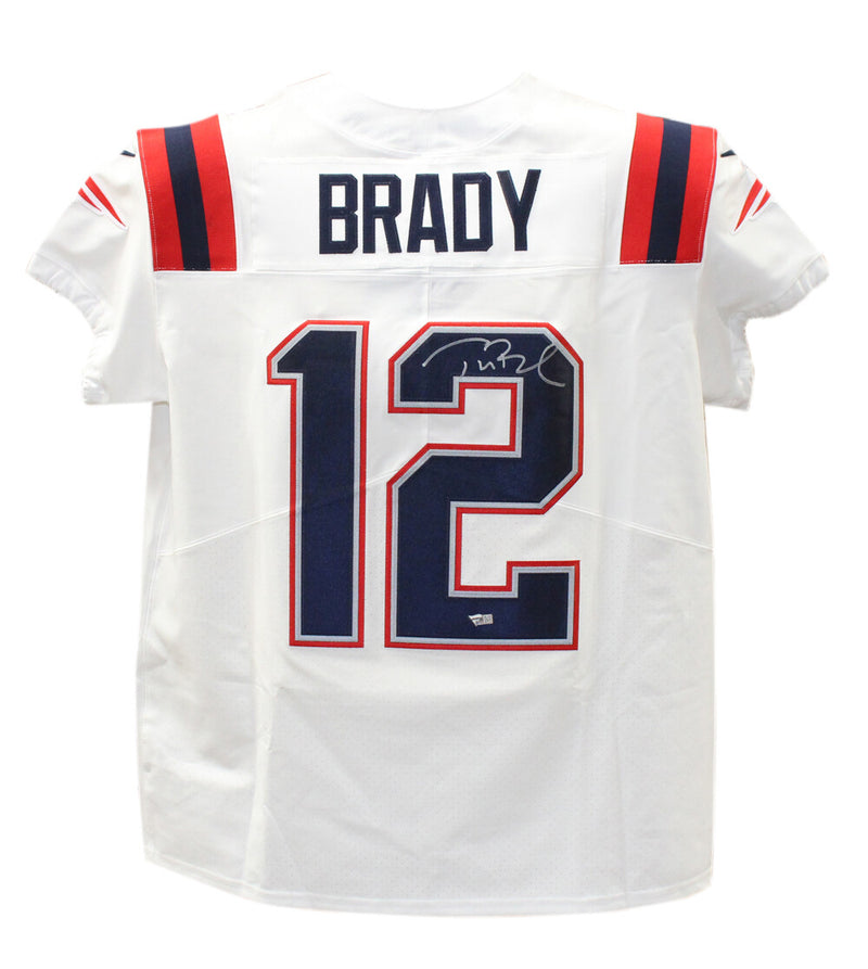 Tom Brady Signed New England Patriots Nike Elite Authentic Jersey