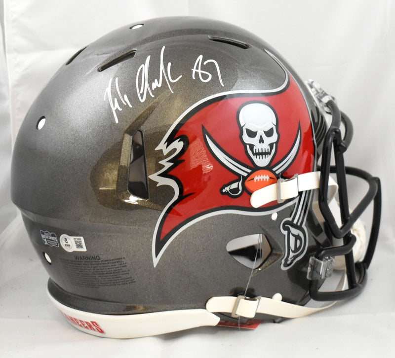 Rob Gronkowski Signed Tampa Bay Buccaneers Full Size Speed Authentic Helmet