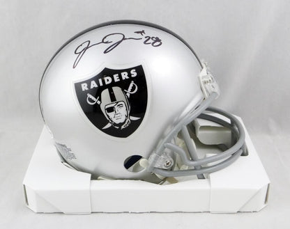 Josh Jacobs Autographed Oakland Raiders Mini Helmet