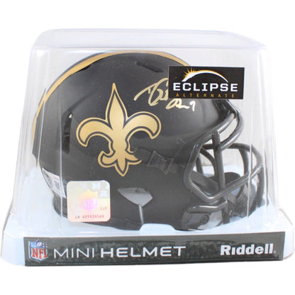 Drew Brees Signed New Orleans Saints Eclipse Mini Helmet