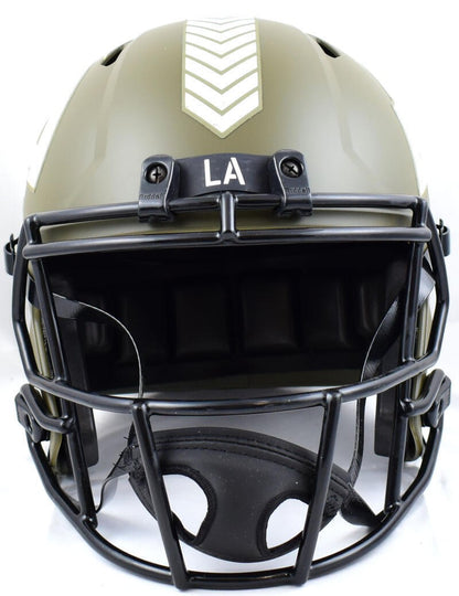 Kurt Warner Signed St. Louis Rams Salute to Service Full Size Helmet