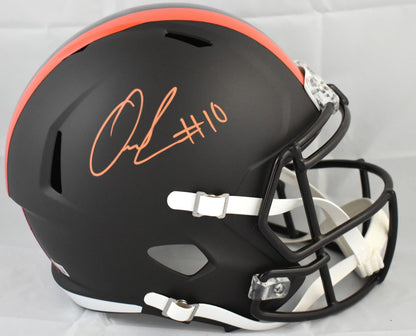 Quinshon Judkins Autographed Cleveland Browns Full Size Alternate Helmet